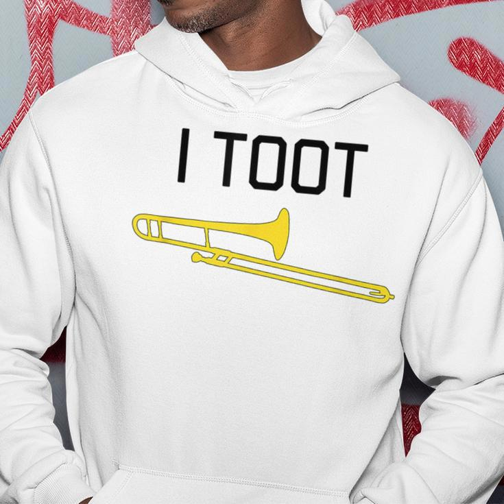 I Toot Marching Band Concert Band Trombone Hoodie Unique Gifts