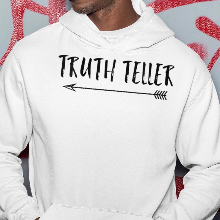 Truth Teller Distressed Arrow Trending Hoodie Unique Gifts