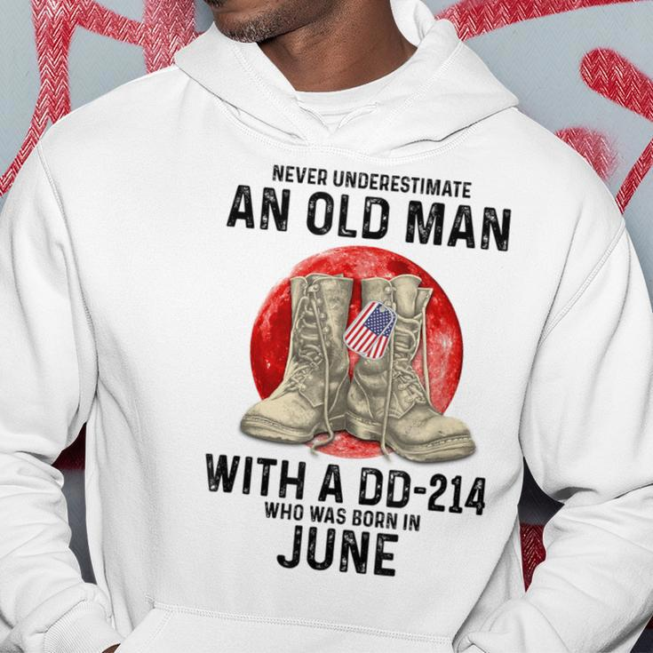 Never Underestimate An Old Man With A Dd-214 June Hoodie Unique Gifts