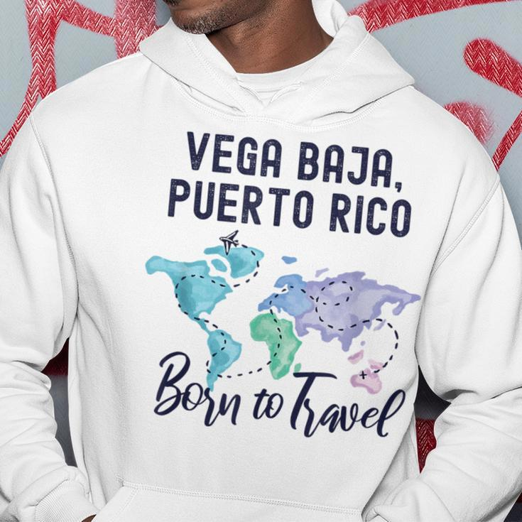 Vega Baja Puerto Rico Born To Travel World Explorer Hoodie Unique Gifts