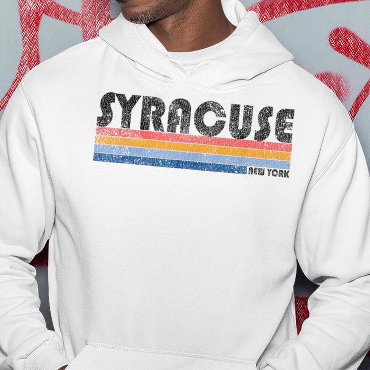 Vintage 1980S Style Syracuse New York Hoodie Unique Gifts