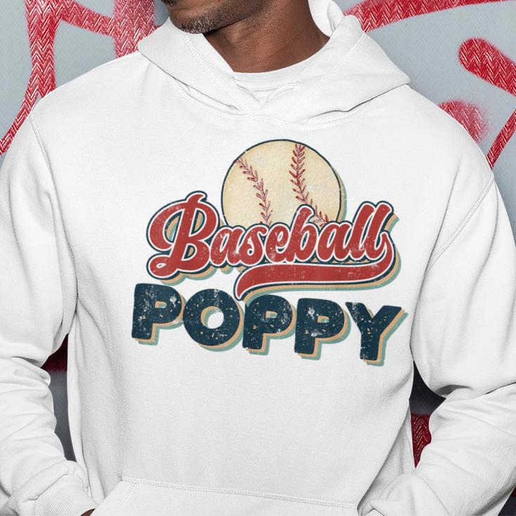 Vintage Baseball Poppy Retro Baseball Pride Hoodie Unique Gifts