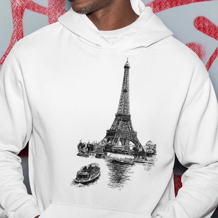 Vintage Paris Eiffel Tower Hoodie Lustige Geschenke