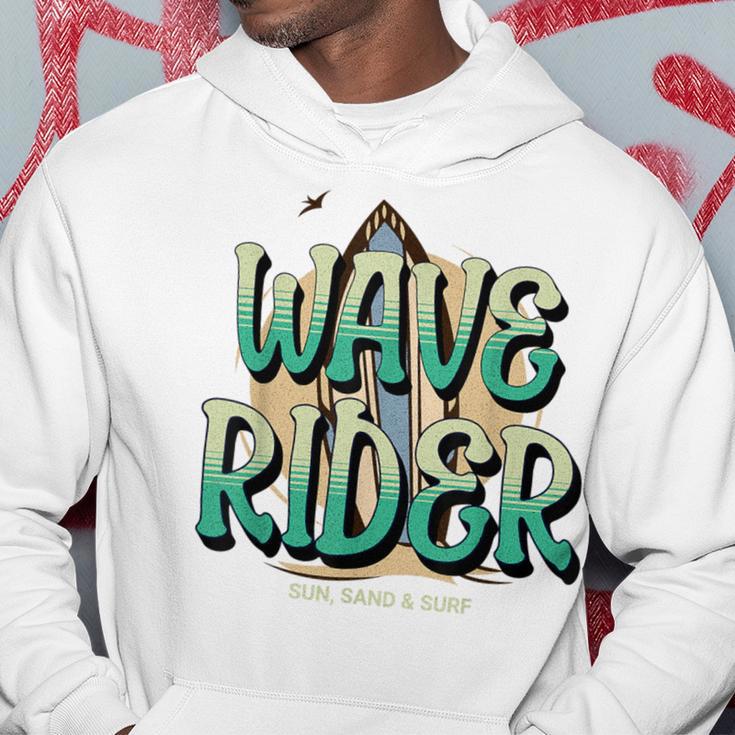 Wave Rider Surfing Surfboard Men Hoodie Unique Gifts