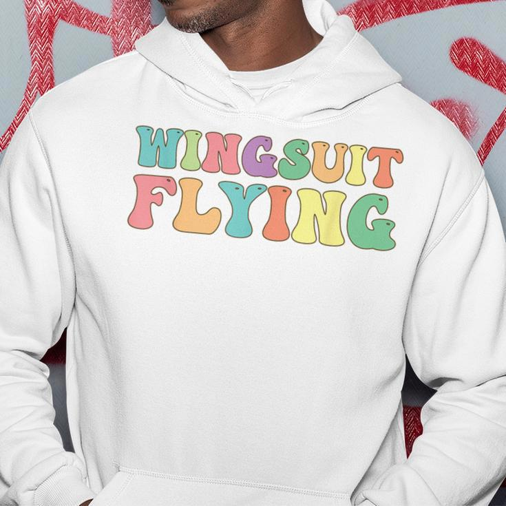 Wingsuit Flying Flyer Skydiving Base Jumping Hoodie Unique Gifts