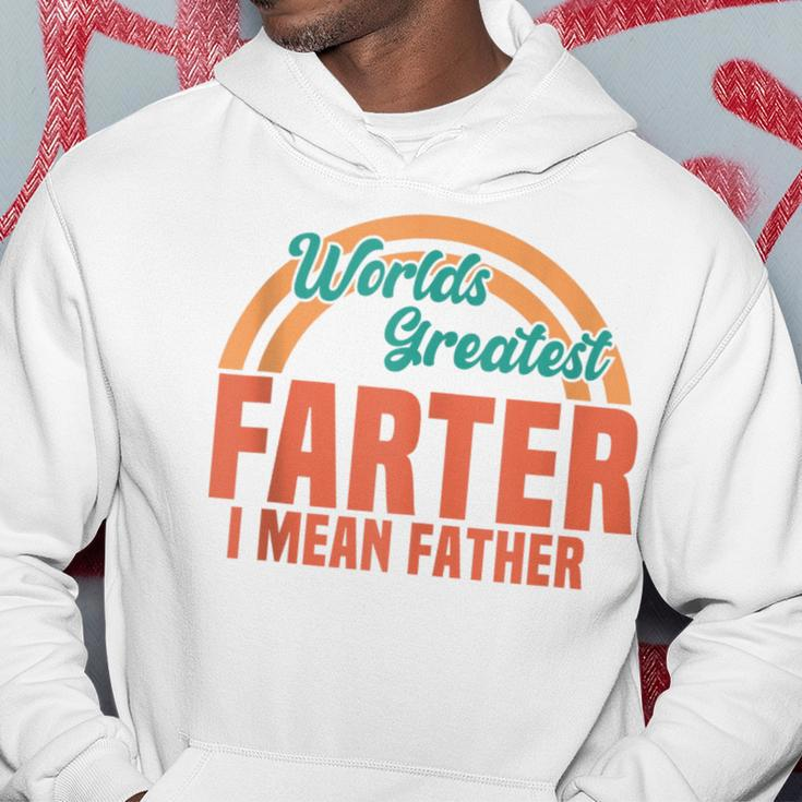 World's Best Farter Vintage Father's Day Saying Dad Hoodie Funny Gifts