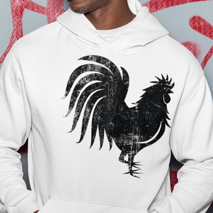 Year Of The Rooster Horoscope Vintage Distressed Hoodie Unique Gifts