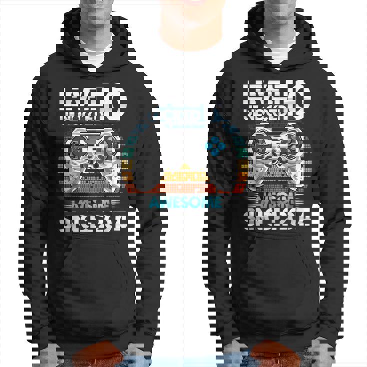 10 Yr Bday Son Boy Gamer 10Th 10 Year Old Birthday Hoodie