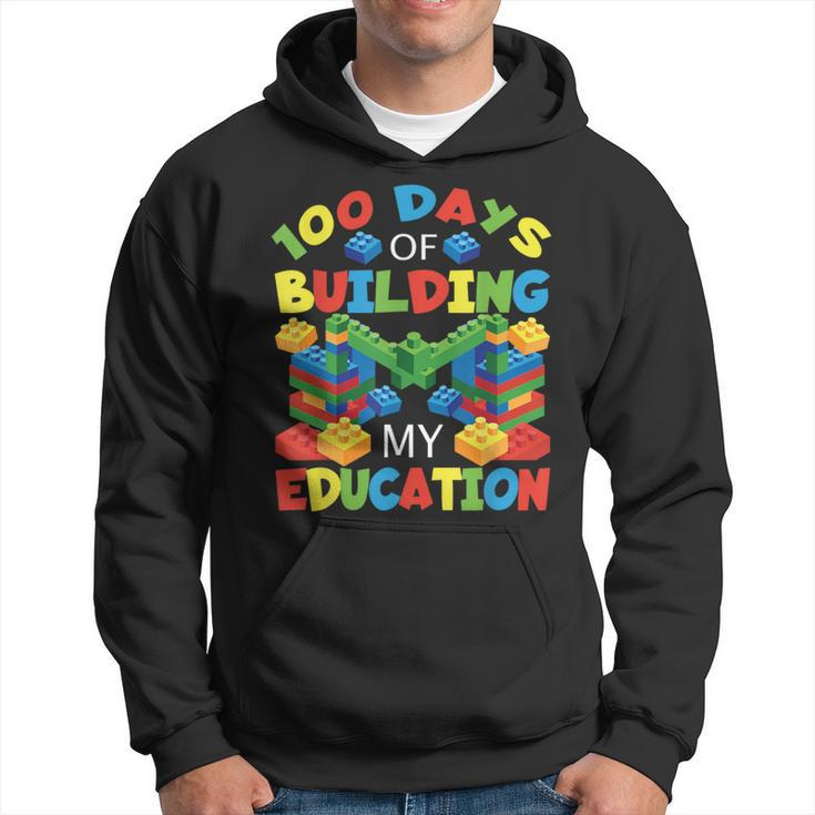 100 Days Of Building My Education Construction Block Hoodie