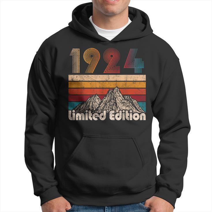 100 Years Old Vintage 1924 Limited Edition 100Th Birthday Hoodie