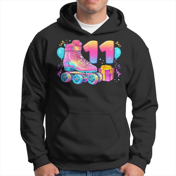11º Cumpleaños Niña 11 Años Patines Número 11 Sudadera
