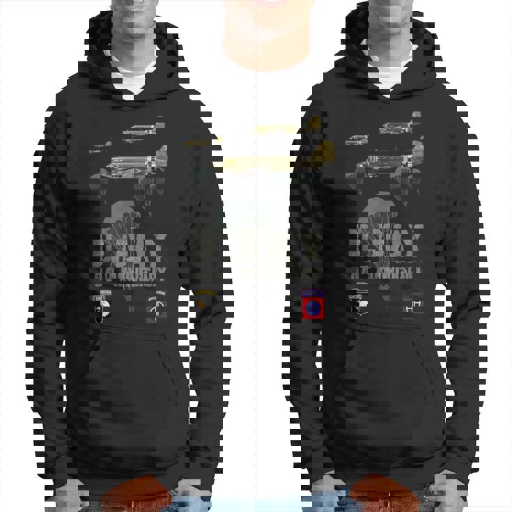 1944 D-Day 2024 80Th Anniversary Normandy Hoodie