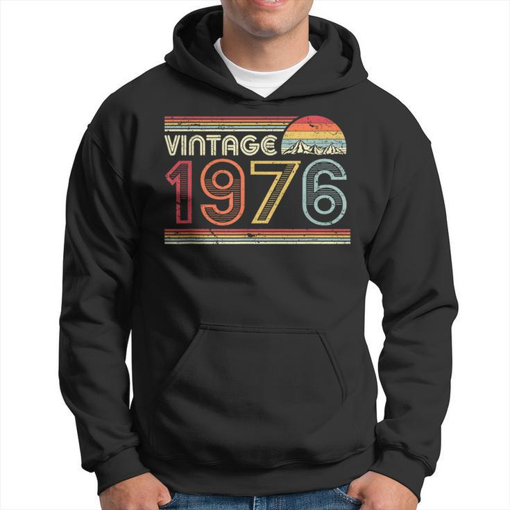 1976 VintageBirthday Retro Style Hoodie