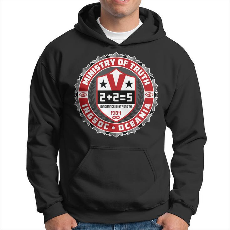 1984 Dystopian Truth Think Political Big Brother Watching Hoodie