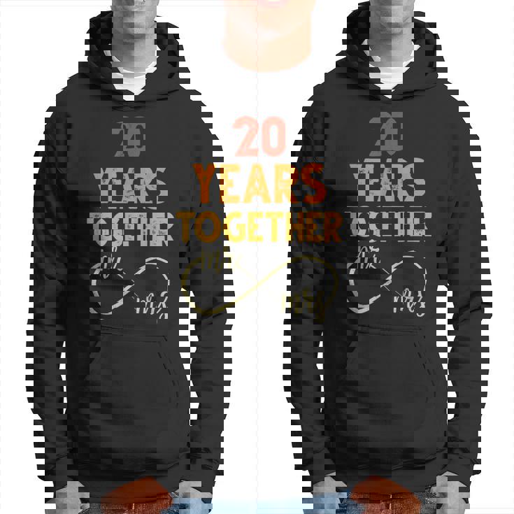 20 Años Juntos Sr & Señora Pareja Coincidencia 20 Aniversario Sudadera