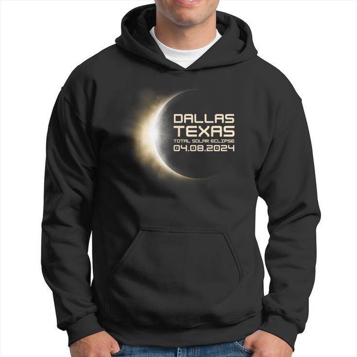 2024 Solar Eclipse Dallas Texas Souvenir Totality Hoodie