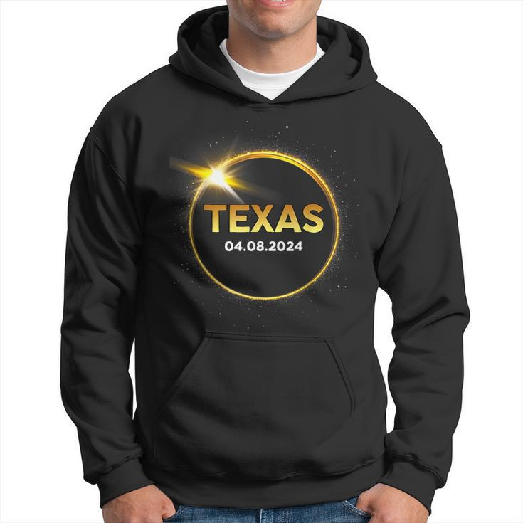2024 Solar Eclipse In Texas Usa Totality Womens Hoodie