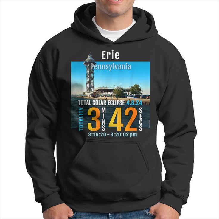 2024 Total Solar Eclipse Totality In Erie Pennsylvania 25 Hoodie