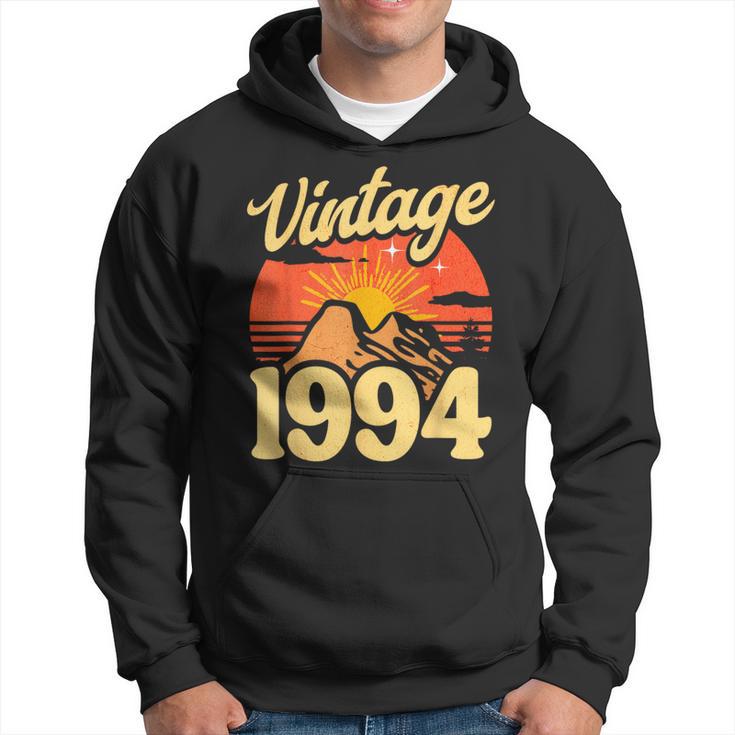 30 Years Old Retro Sunset Vintage 1994 30Th Birthday Hoodie