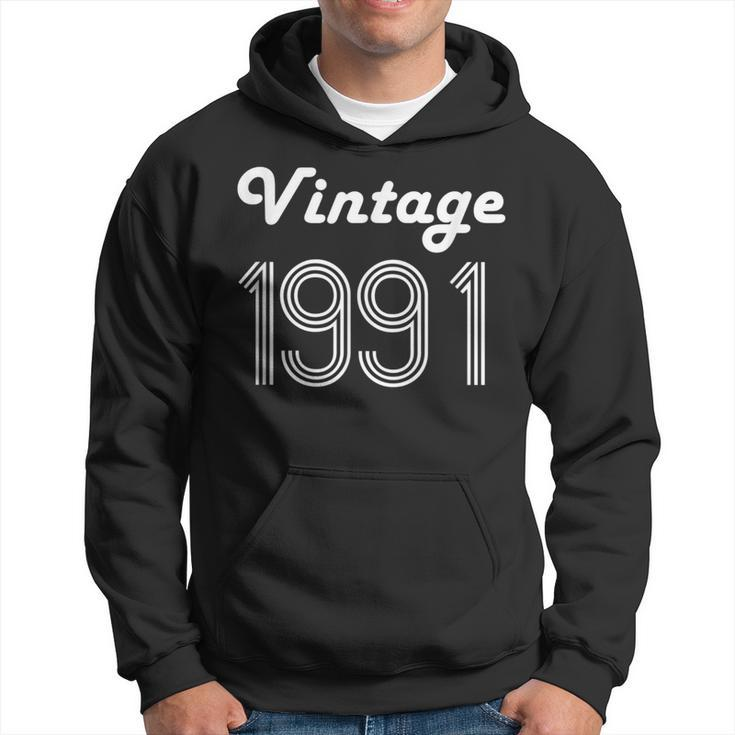 30Th Birthday For Age 30 Year Old Vintage 1991 Son Hoodie