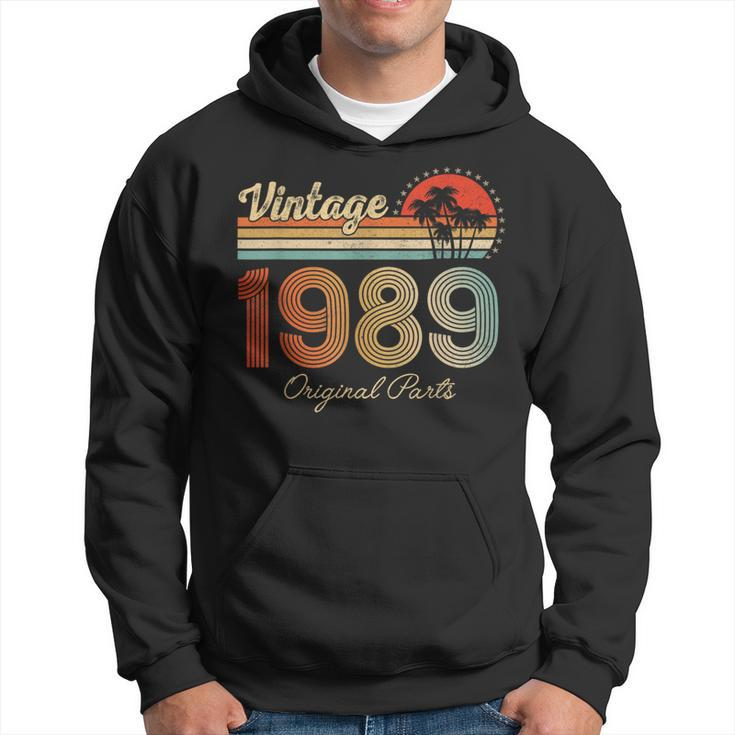 35 Year Old Vintage 1989 Limited Edition 35Th Birthday Retro Hoodie