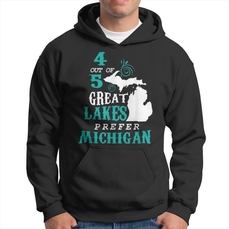 4 Out Of 5 Great Lakes Michigan Michigander Detroit Hoodie