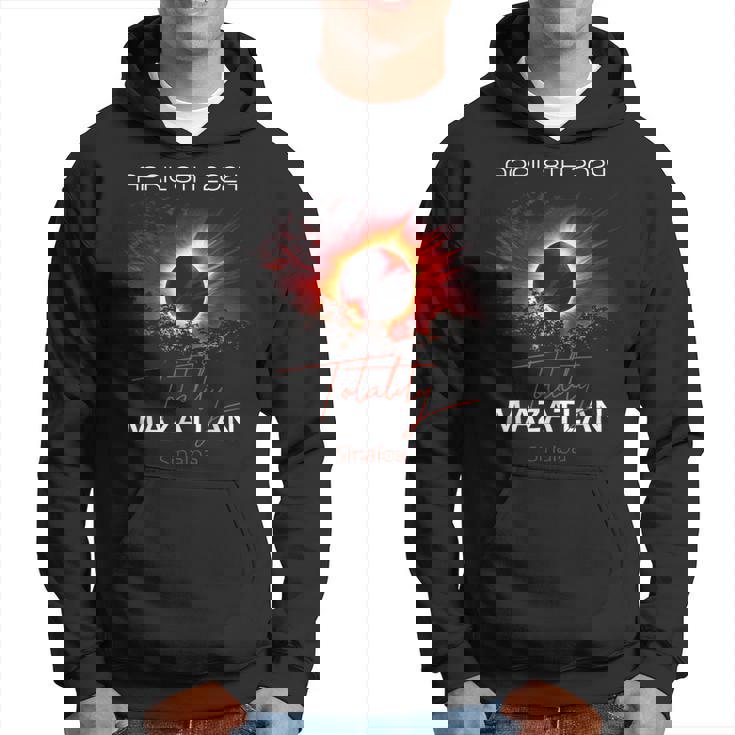 40824 Total Solar Eclipse 2024 Mazatlan Sinaloa Men's Tshirt Back