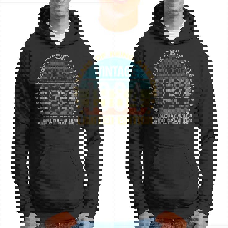 40Th Birthday 40 Year Old Vintage 1984 Limited Edition Hoodie