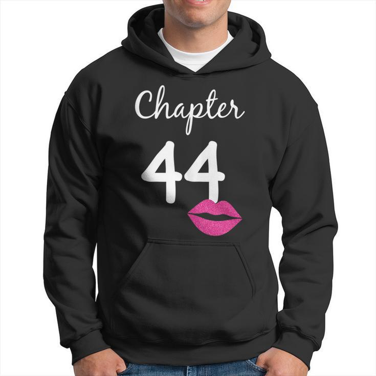 44Th Birthday For Her Chapter 44 Years Old 44Th Bday Hoodie