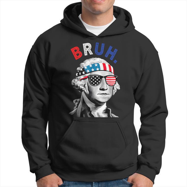 4Th Of July 2024 George Washington Bruh Hoodie