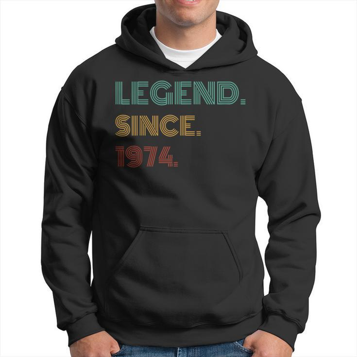 50 Years Old Legend Since 1974 50Th Birthday Hoodie