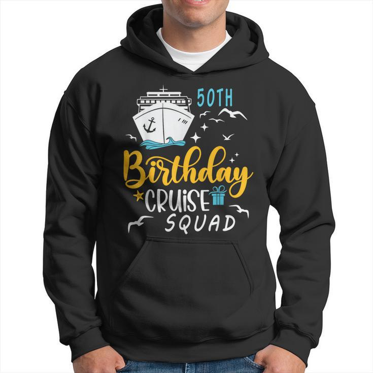 50Th Birthday Cruise Squad 2024 Matching Party Family Hoodie