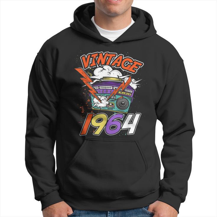 57Th Birthday Vintage Music 1964 Hoodie