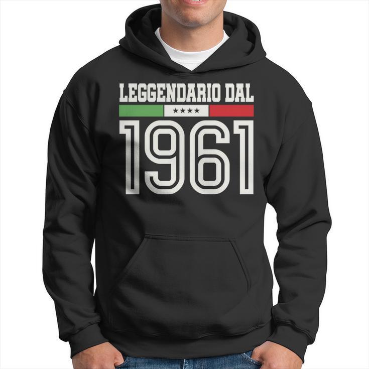 60 Anni Compleanno Nonno Papà Nato1961 Regalo Italiener Kapuzenpullover