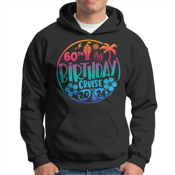 60Th Birthday Cruise 2024 Vacation Trip Matching Group Hoodie