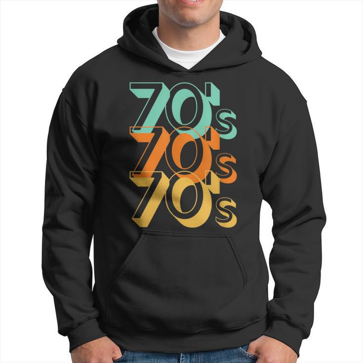 The 70S In Large Letters 70'S Lover Vintage Fashion Hoodie