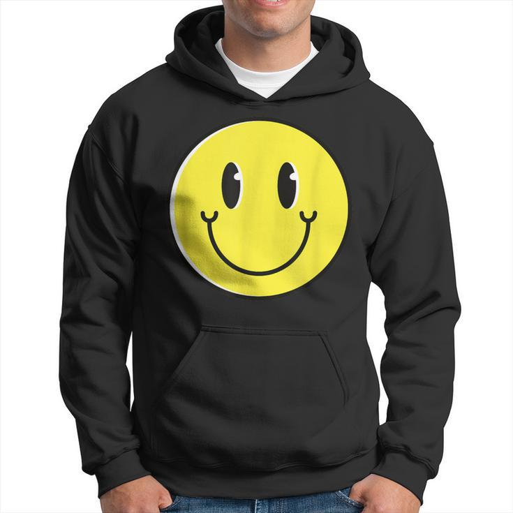 70S Yellow Smile Face Cute Happy Peace Smiling Face Hoodie