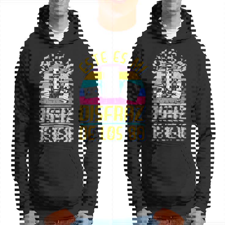 80S Outfit & 80S Costume Hombre Niño Disfraz Años 80 Party Sudadera