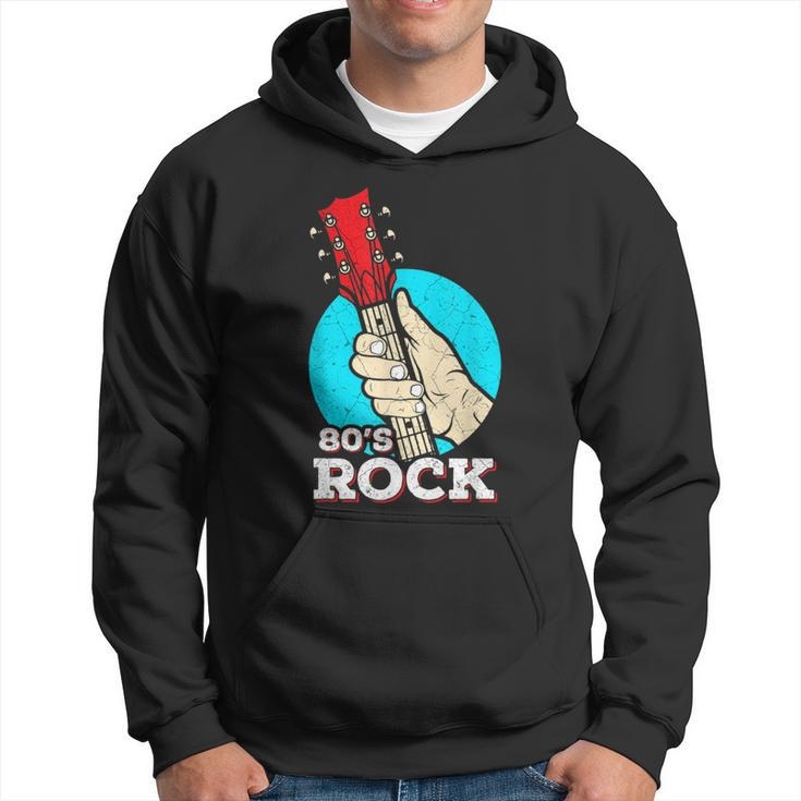 80S Rock And Roll Vintage Music Guitar Band Hoodie