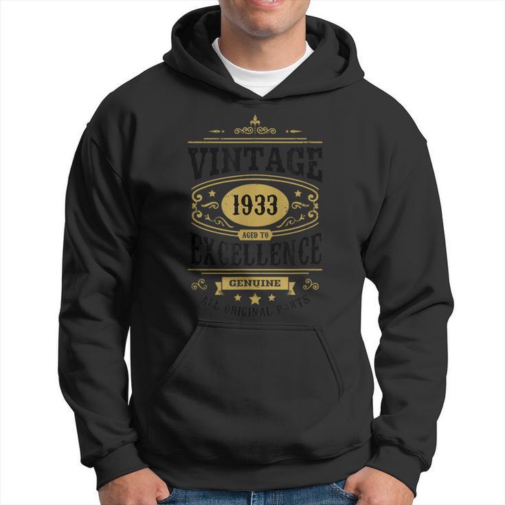 88Th Birthday Dad 88 Year Old Vintage For Grandpa 1933 Hoodie