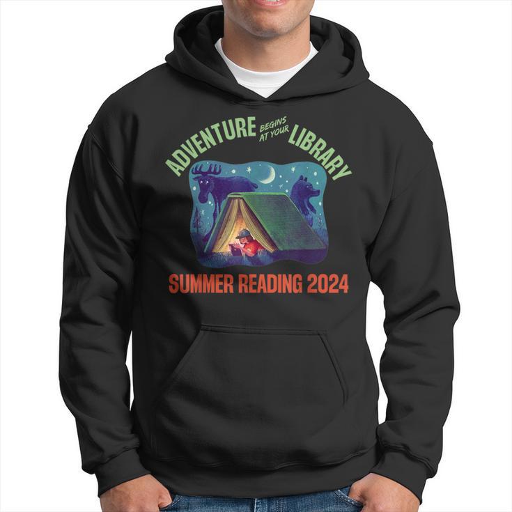 Adventure Begins At Your Library Summer Reading Program 2024 Hoodie