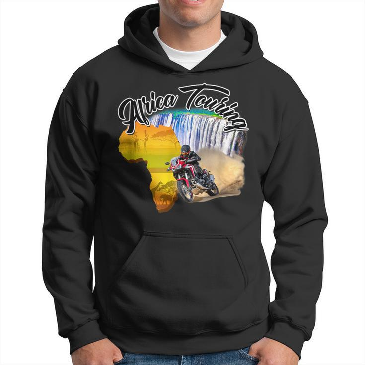 Africa Touring Twin Motorcycle Nature Off-Road Bike Hoodie