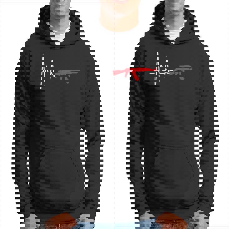 Ak-47 Kalashnikov Rifle Y Ruso Pistola Sudadera