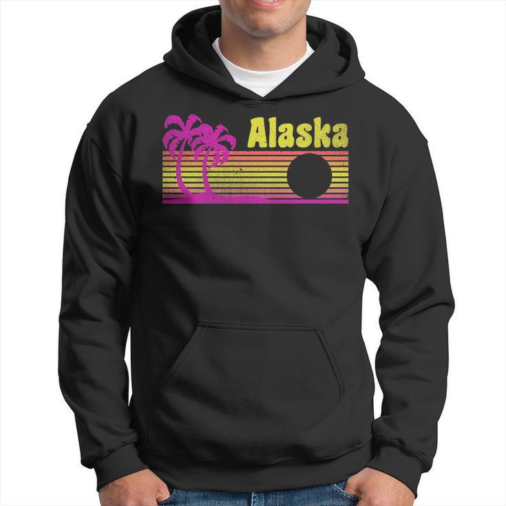 Alaska Tropical Neon Sunset Hoodie