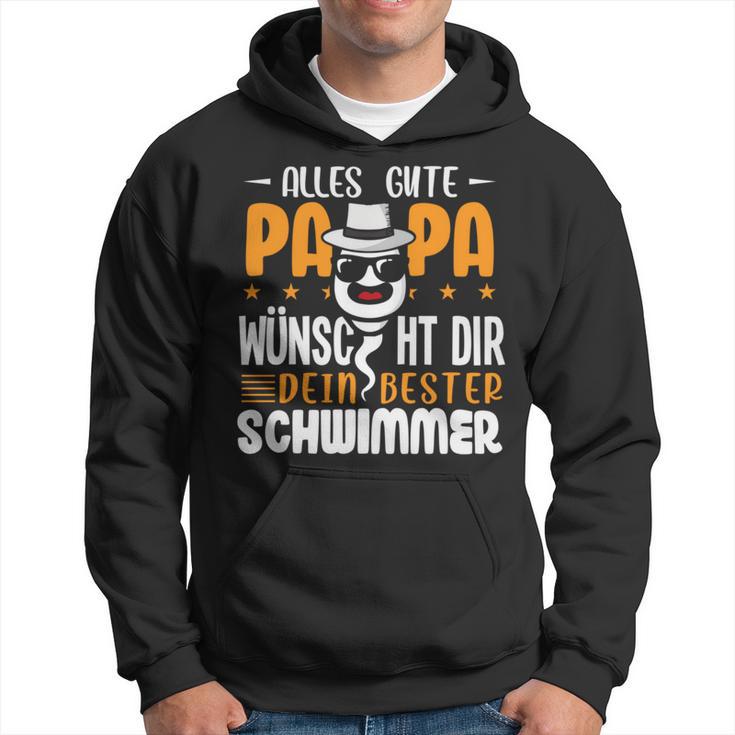 Alles Gute Papa Wünscht Dir Dein Beste Schwimmer Father's Day Kapuzenpullover