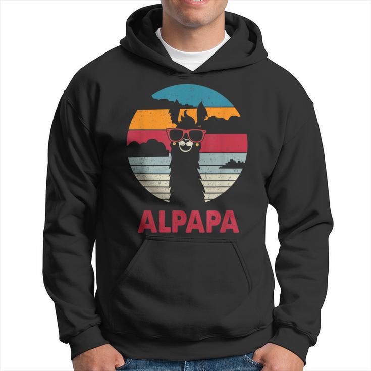 Alpapaatertag Bester Papa Alpaka Werdender Papa Geschenk Kapuzenpullover