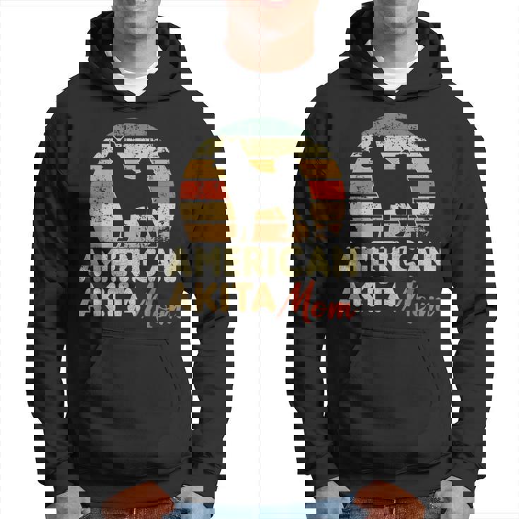 American Akita Mom Retro Vintage American Akita Hoodie