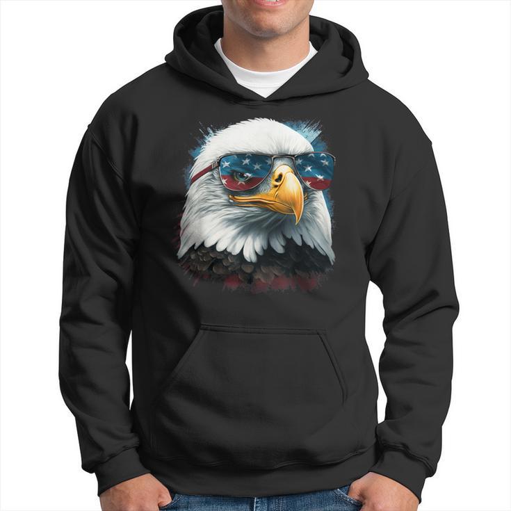 American Bald Eagle Usa Flag 4Th Of July Eagle Usa Hoodie