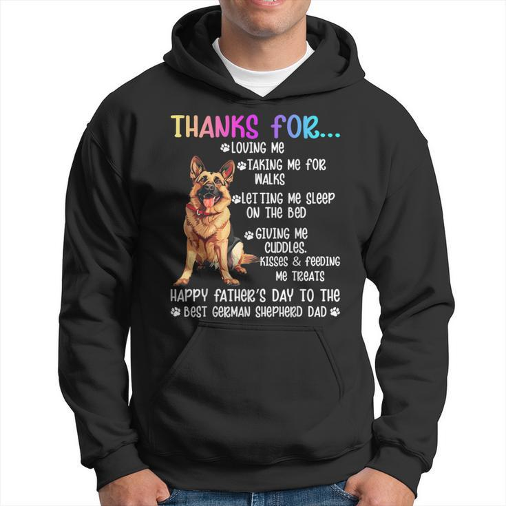 Apparel Thanks For Loving Me Happy Father's Day Best Dog Dad Hoodie