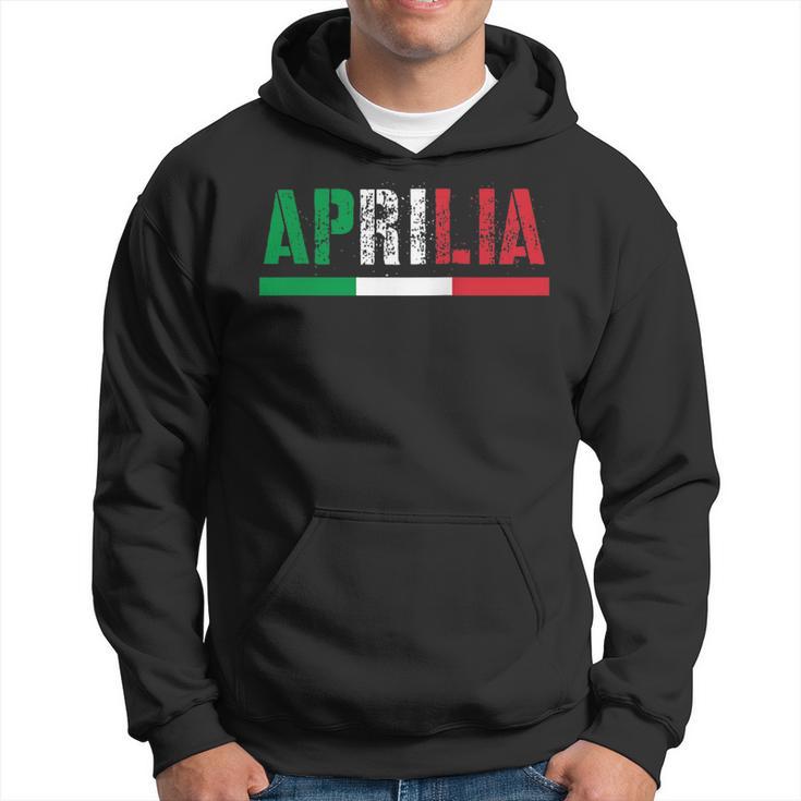 Aprilia Città Italiana Bandiera Italia Maglietta S Kapuzenpullover